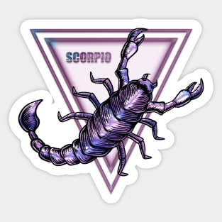 Zodiac sign scorpio Sticker